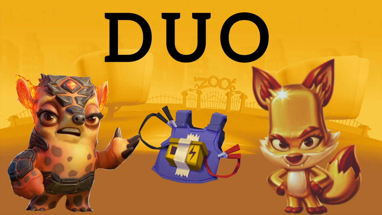 Duo Dillo Maxed Level 20 Zooba Gameplay
