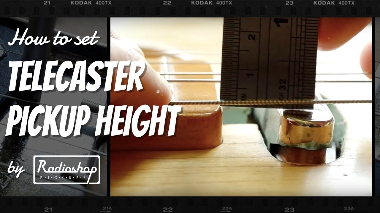 Как установить высоту звукоснимателя Telecaster — Radioshop Pickups