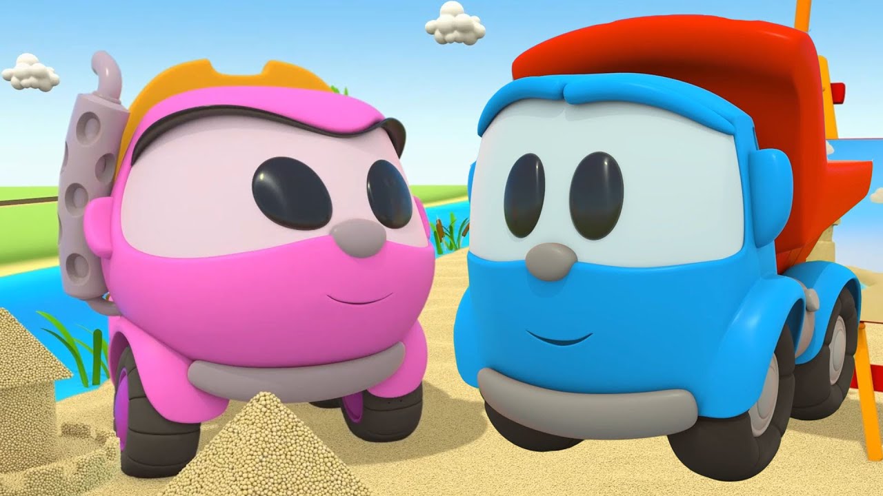 Compilation di Leo e Lea i Camioncini! Nuovi Giochi e Costruzioni!