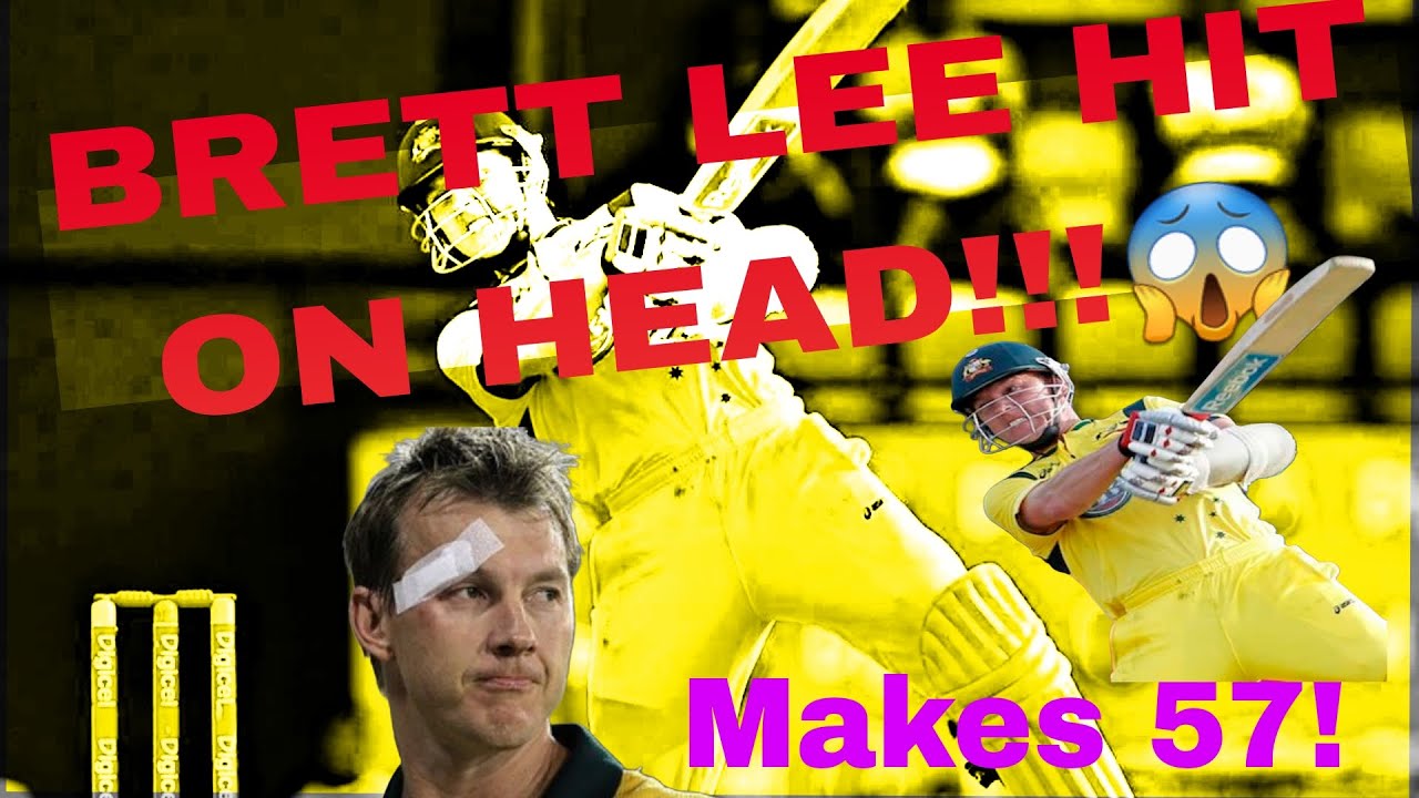 RARE Australia vs South Africa VB Series 2006, Brett Lee gets hit in jaw, then hits a 50! Highlights
