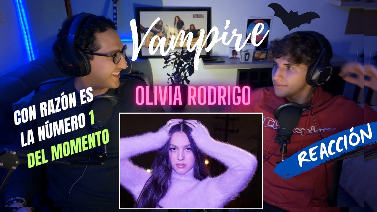 Reaccionando a video musical VAMPIRE | Olivia Rodrigo - La canción #1 del momento!!!!!