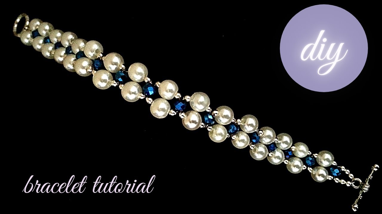 How to make an elegant bracelet in less than 30 minutes. Beading tutorial