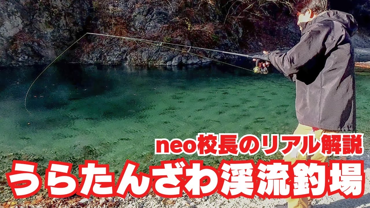 neo校長のリアル解説(ネオリア) うらたんざわ渓流釣場 ボトム編 #エリアトラウト #ネオスタイル #うらたんざわ渓流釣り場 #ネオリア #縦釣り