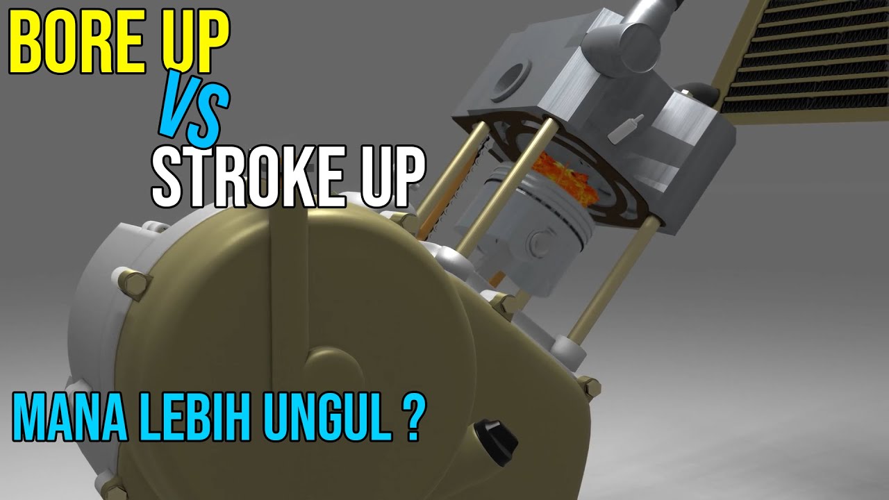 Bore Up & Stroke Up Punya Efek Beda, Mana Yang Lebih Bagus ?