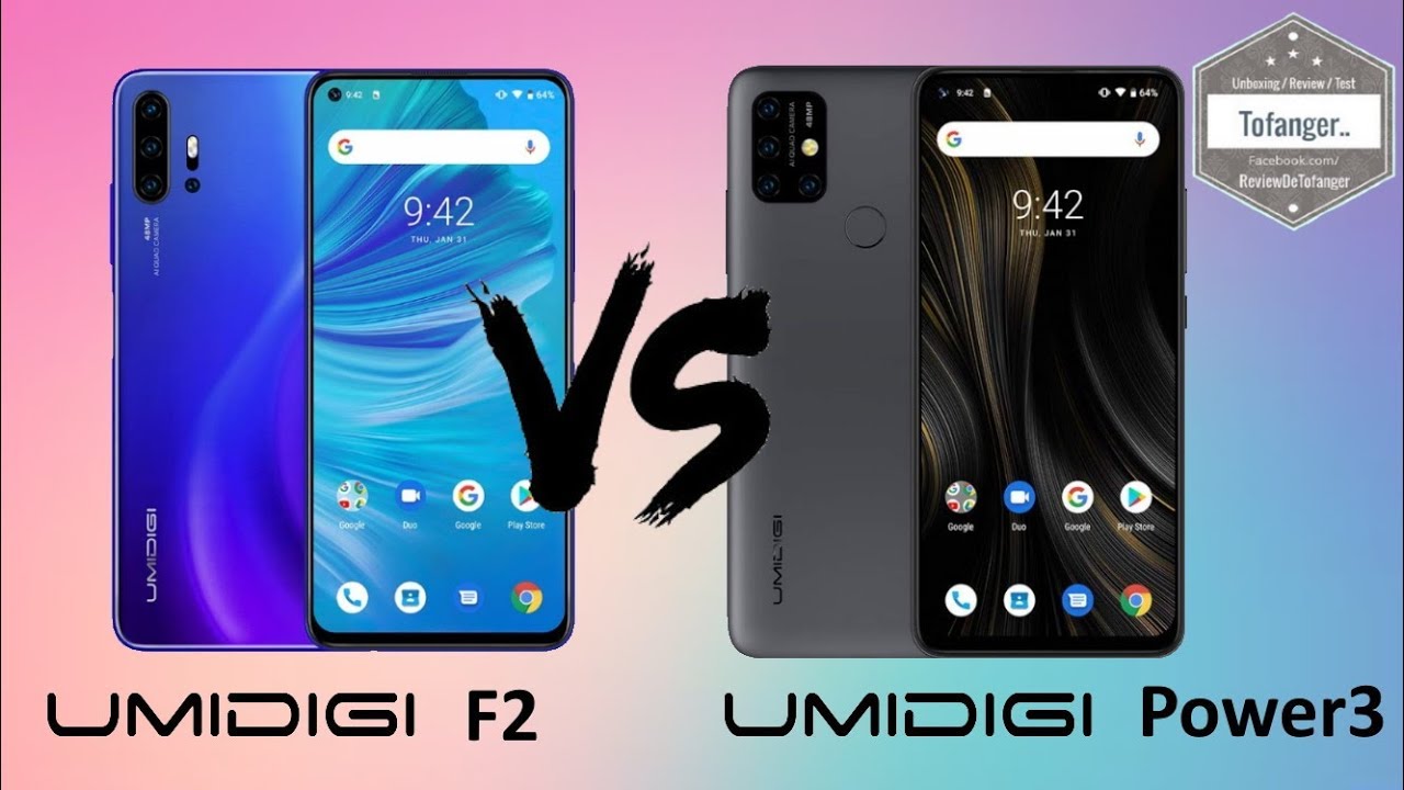 Umidigi POWER 3 VS Umidigi F2 - 4G Сравнение смартфонов