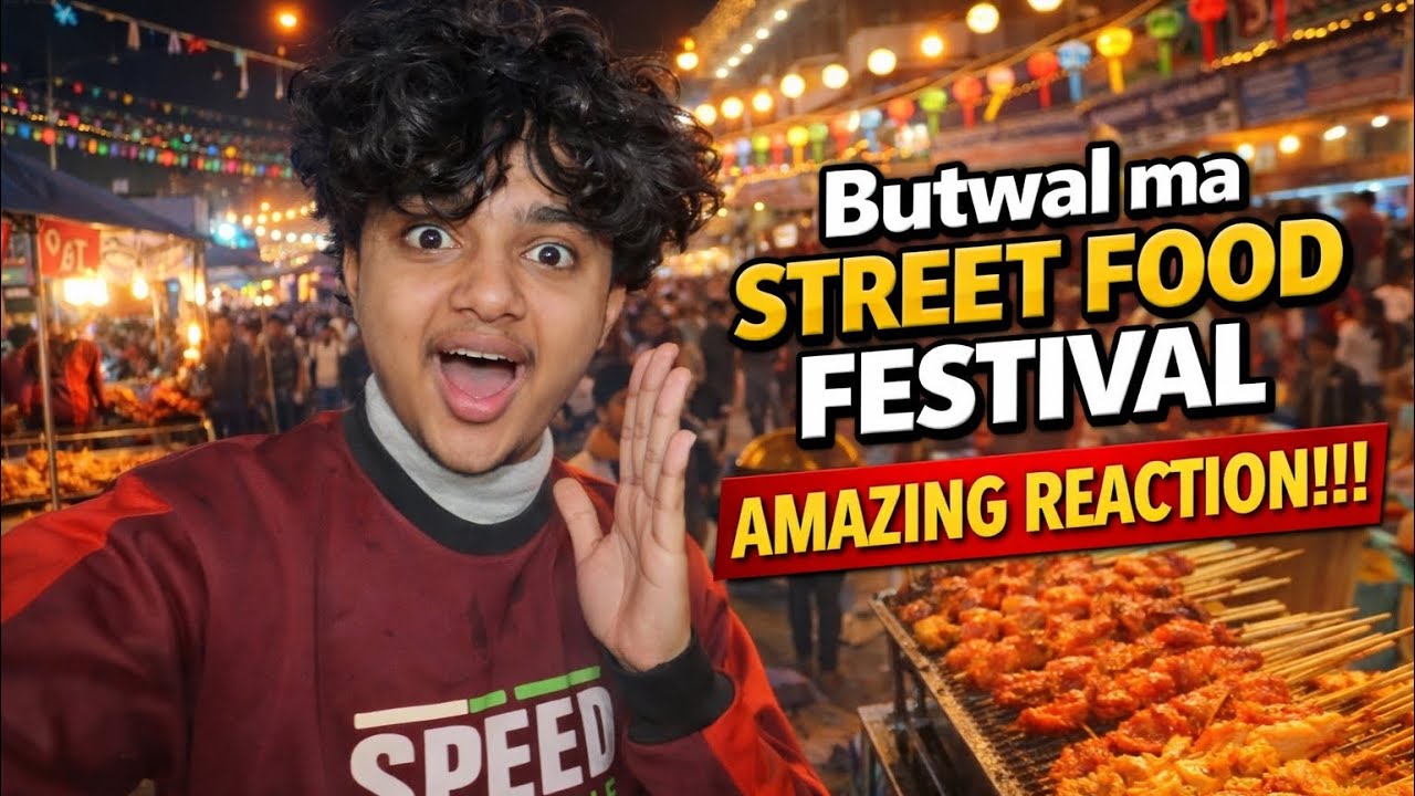 Street food festival 1st day😍k vayo tw 😍shopping gariyo😻