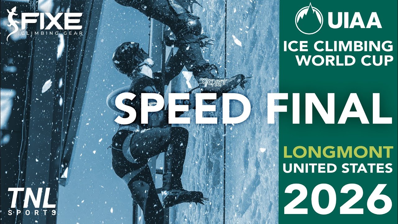 Round 3 Speed Finals - 2026 Ice Climbing World Cup - LIVE from Longmont, USA