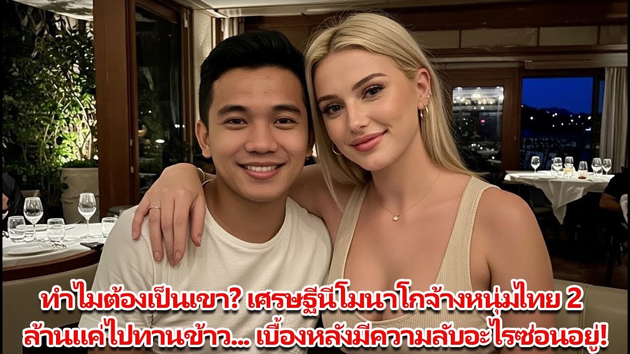 ‼️ ทำไมต้องเป็นเขา? เศรษฐีนีโมนาโกจ้างหนุ่มไทย 2 ล้านแค่ไปทานข้าว...เบื้องหลังมีความลับอะไรซ่อนอยู่!