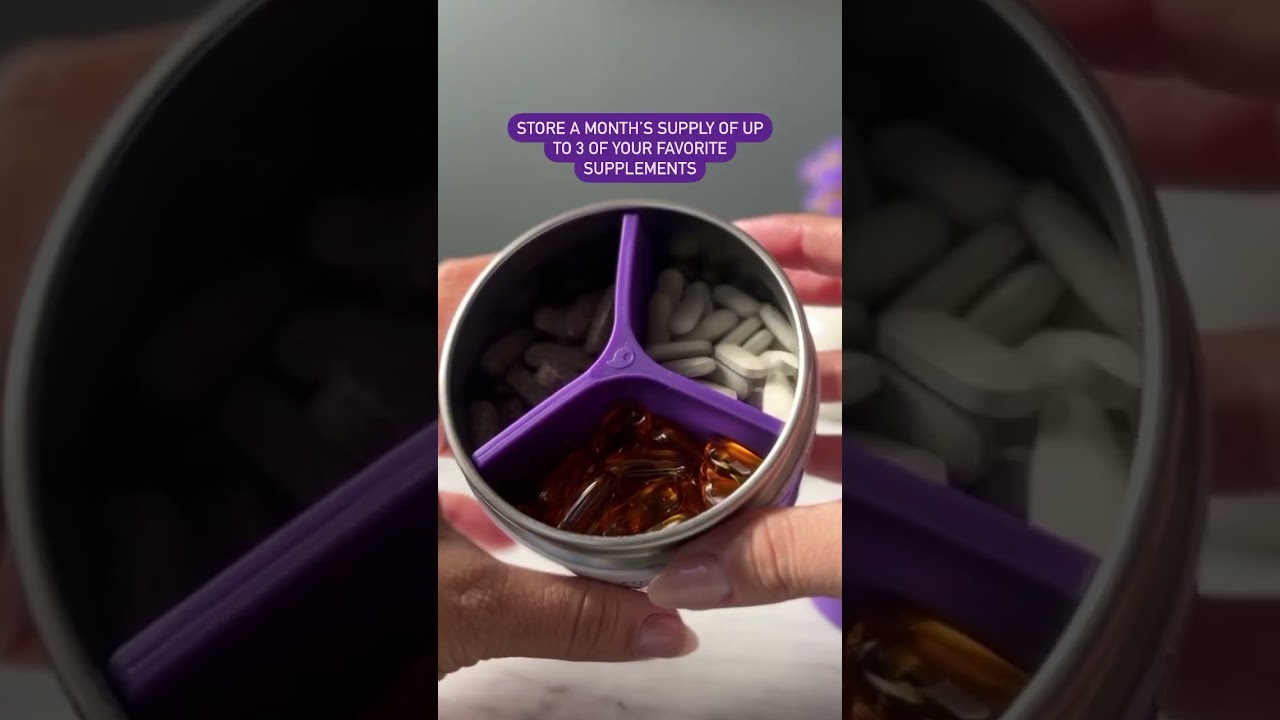 Let's organize your wellness routine! 💜 #newchaptervitamins #asmr #wellness