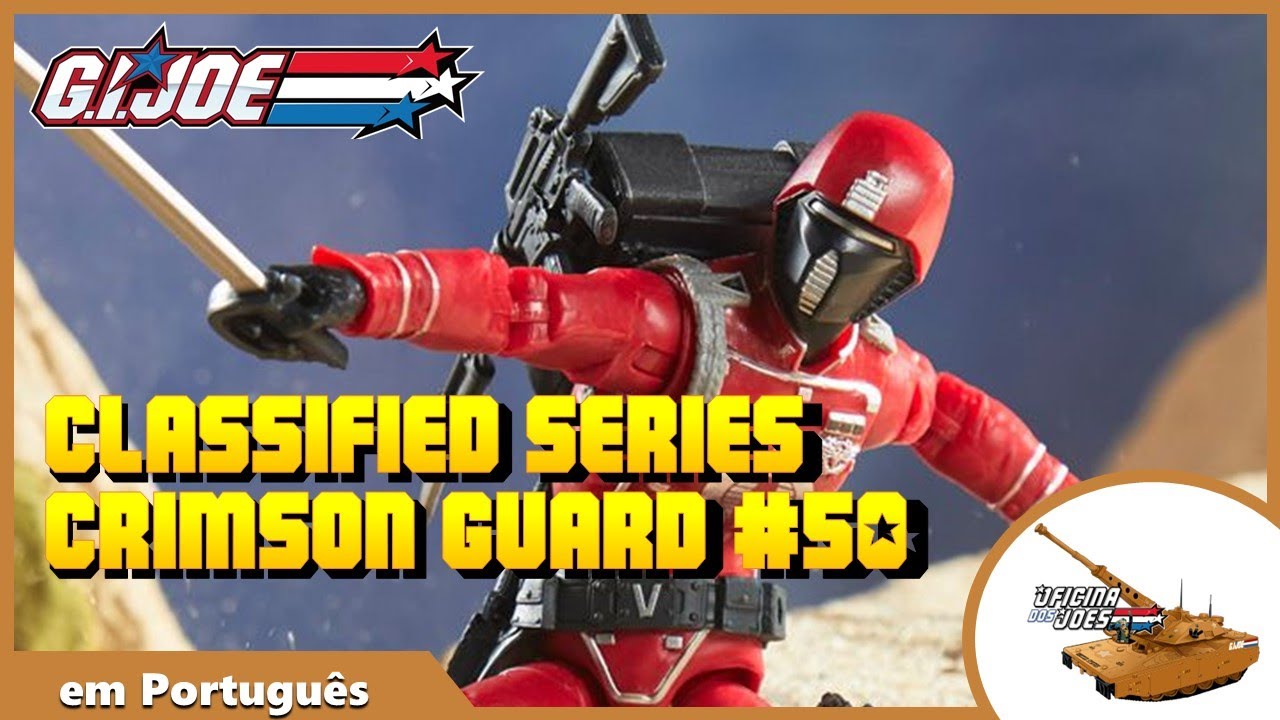 GIJoe Classified Crimson Guard - Review em PT/BR