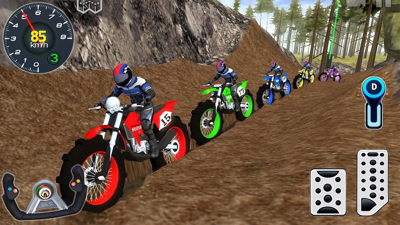 Juego De Motos - Prueba Extrema de Motocicletas #2 - Dirt Bike Off-Road Outlaws Android Gameplay FHD