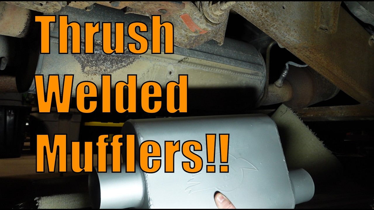 Thrush Welded Mufflers on a 2004 Silverado 6 0L 2500HD