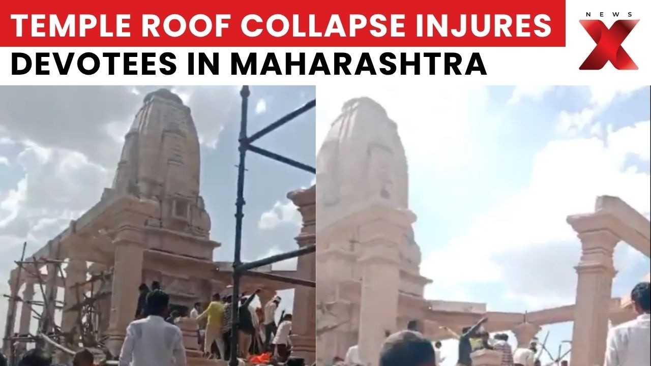 Hanuman Temple Roof Collapse Injures 10 Devotees In Maharashtra Village | NewsX