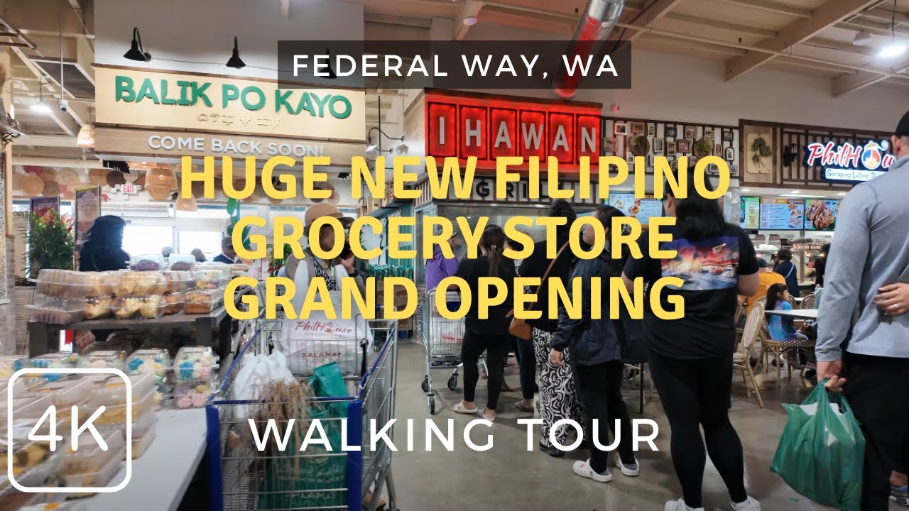 Grand Opening of Island Pacific Seafood Market, Federal Way, WA Sept 2025, Walking Tour