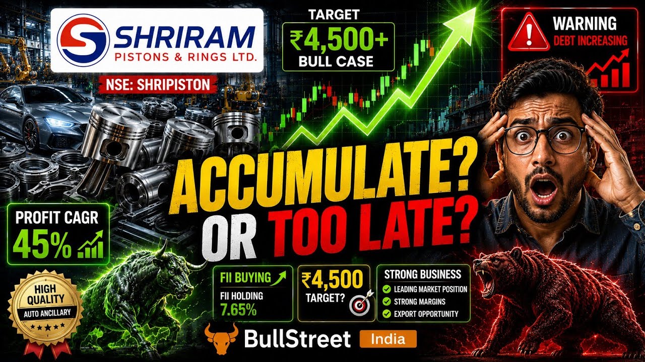 Shriram Pistons Share: FII Buying Rising | Hidden Auto Ancillary Gem?
