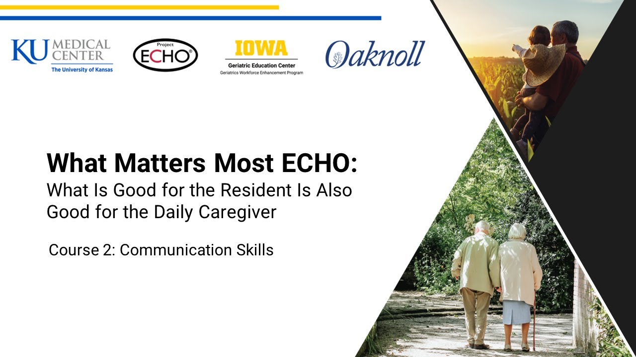 What Matters Most ECHO: Course 2