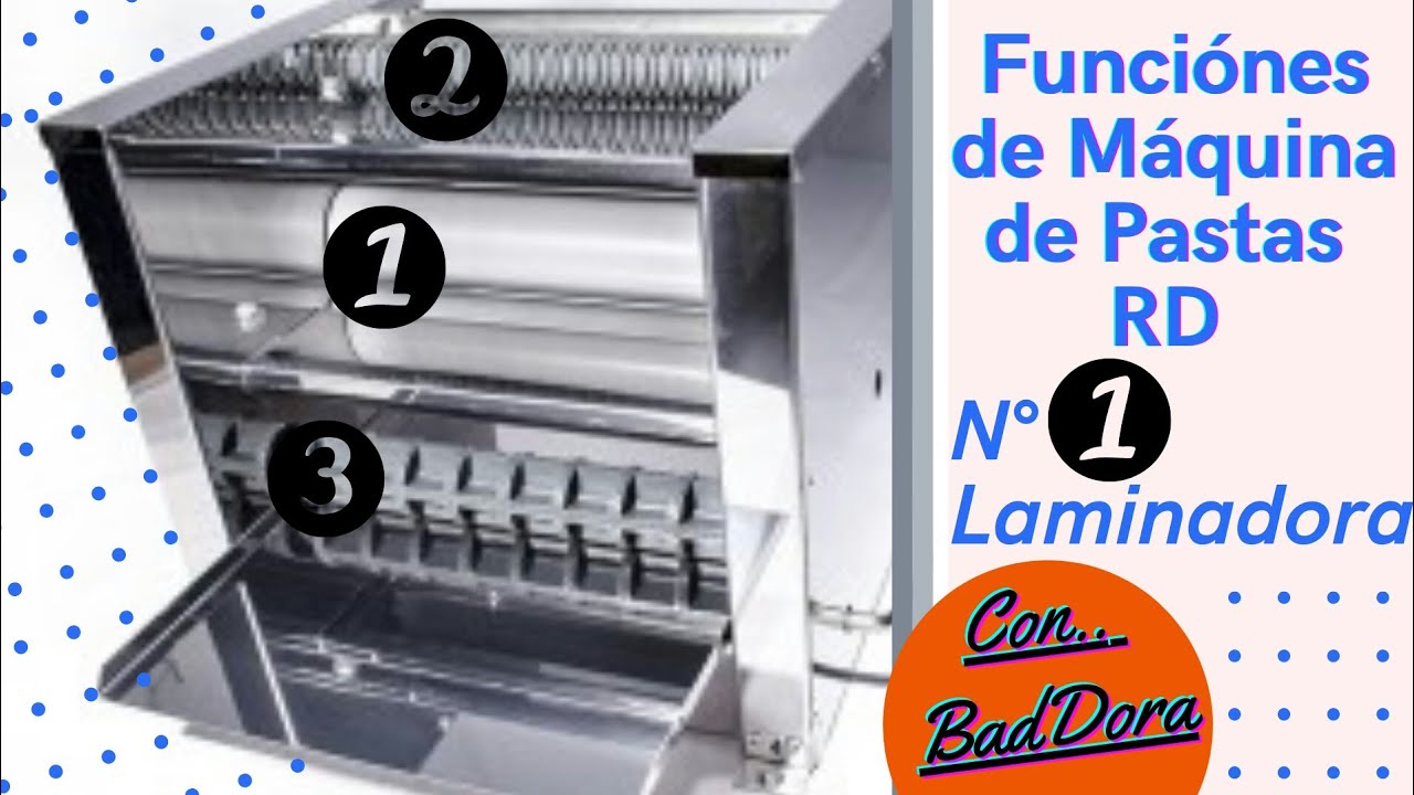 Maquina de Pastas RD 300mm. Descripcion (Sobadora, Fideera, Raviolera) - Review