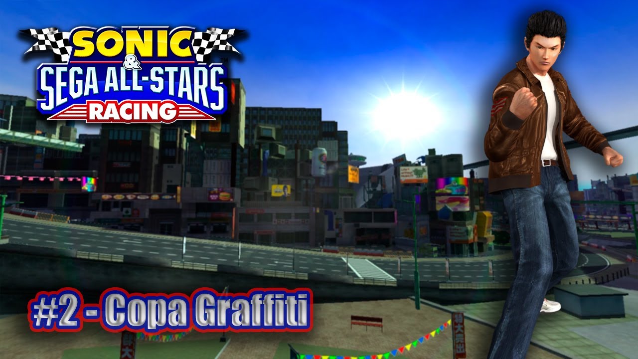 SONIC & SEGA All-Stars Racing - Copa Graffiti (Ryo) (Gameplay)