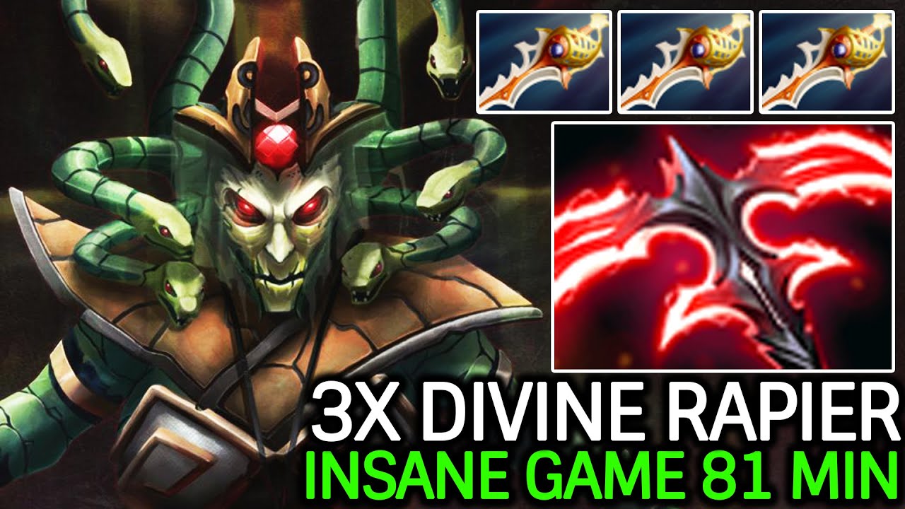 Supreme Medusa 3x Rapier – SATANIC 1v5 Raid Boss Dota 2