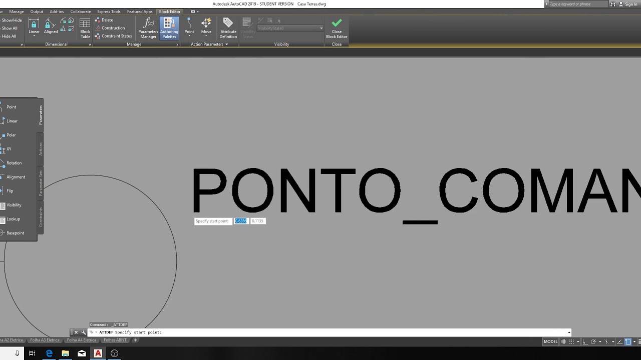 AutoCad   Blocos Dinamicos com Atributos
