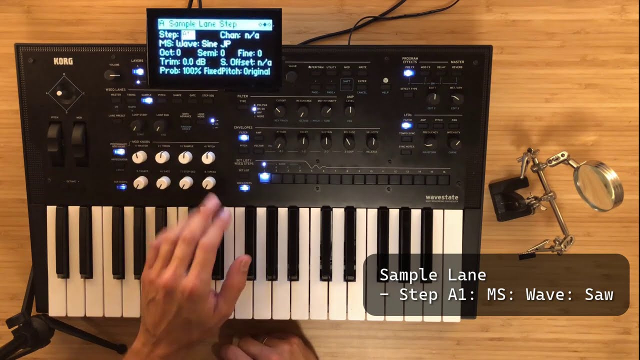 Korg Wavestate Tutorial Ratcheting / Berlin School