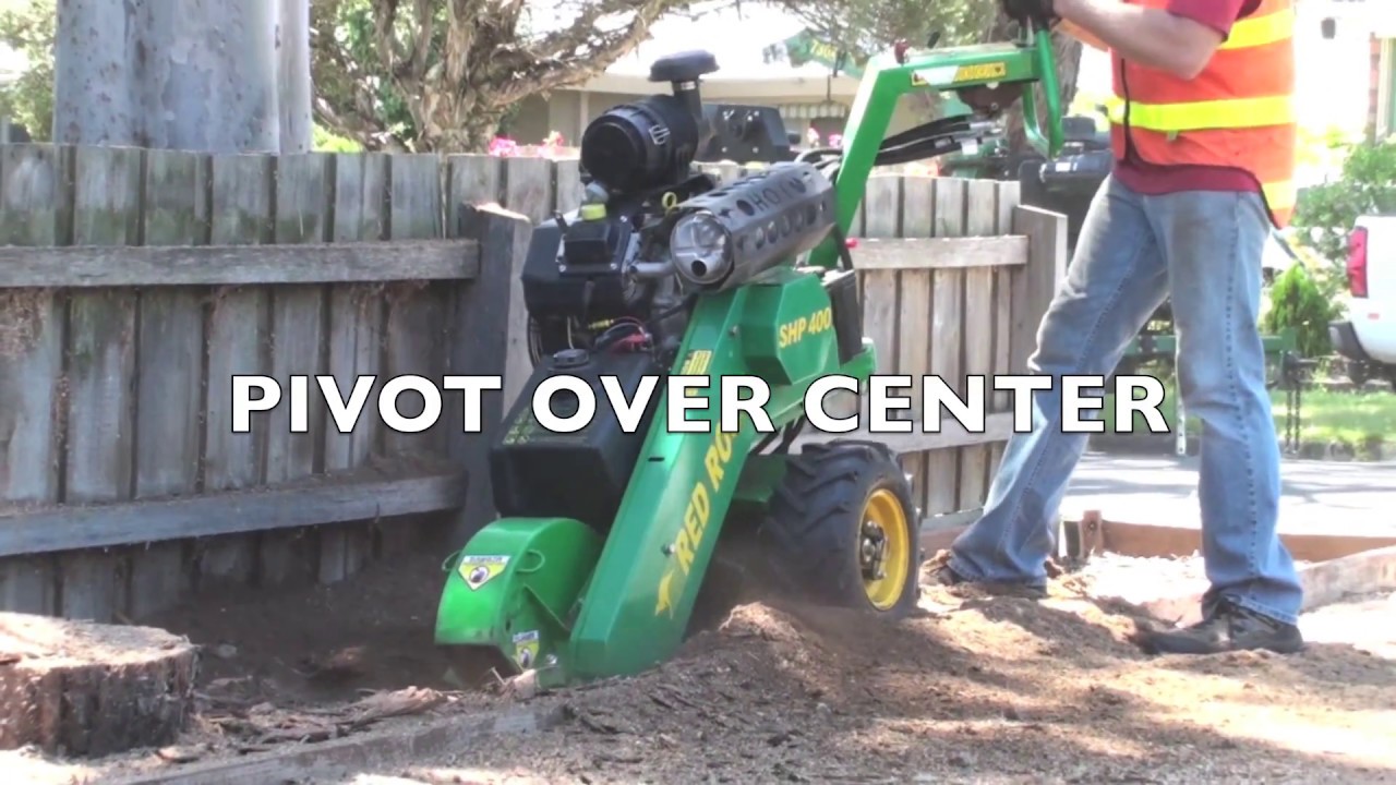 DIFFICULT ACCESS STUMP GRINDING 27HP PIVOT STUMPGRINDER