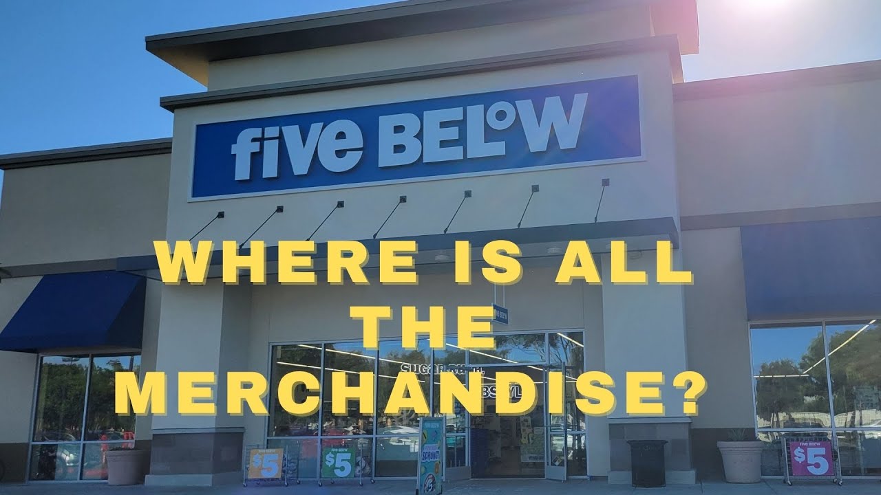 FIVE BELOW- SO MANY EMPTY SHELVES!- STORE WALKTHRU #fivebelow