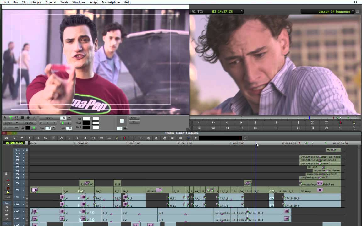 Avid Media Composer 6 - Title Tool
