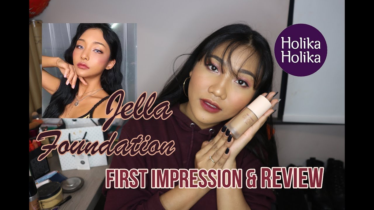 HOLIKA HOLIKA JELLA #06 FOUNDATION | First Impression and Review on Medium Dark Skin