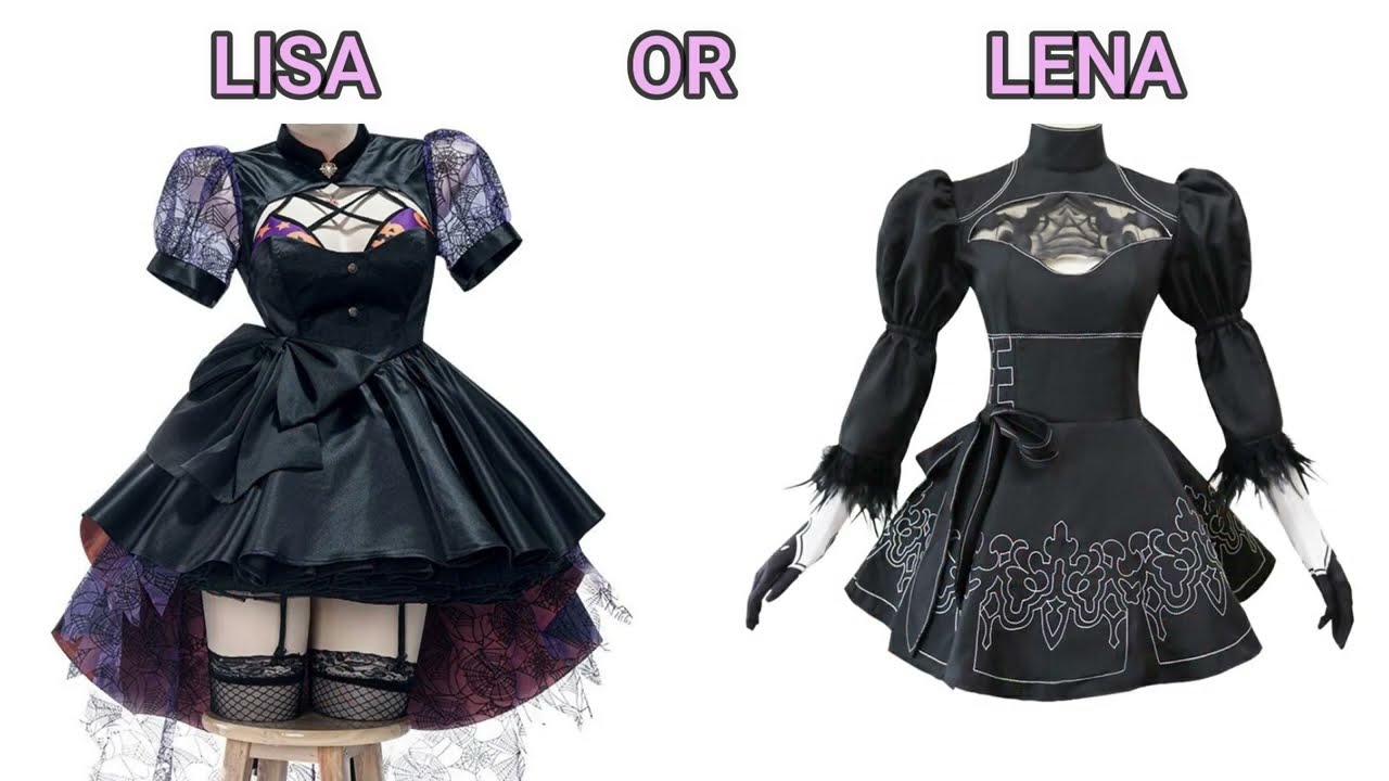 LISA OR LENA 💓 YOUR CHOICE 💗 HALLOWEEN COSTUME 👻 DRESSES 🕸 DISFRACES Y VESTIDOS 🦇