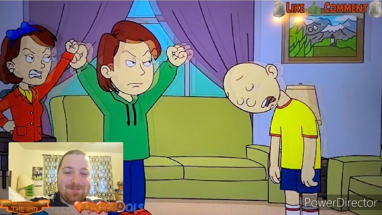 Caillou Creates A Fake Lockdown Grounded Reaction