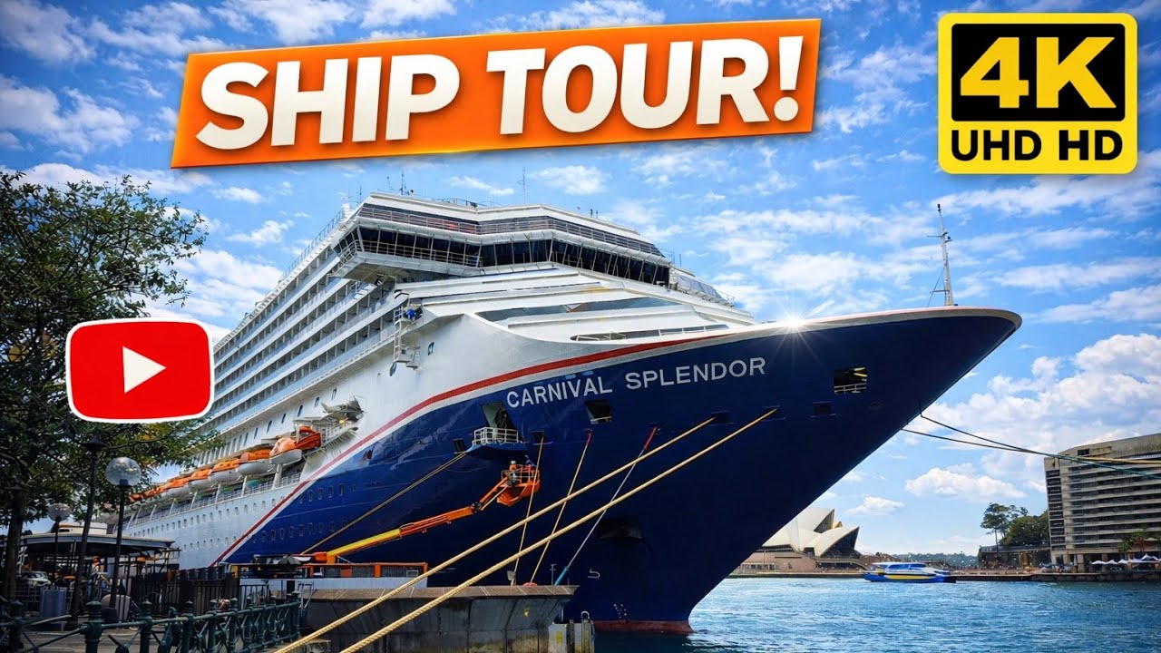 Carnival Splendor Cruise Ship Tour | Walking Tour from Sydney