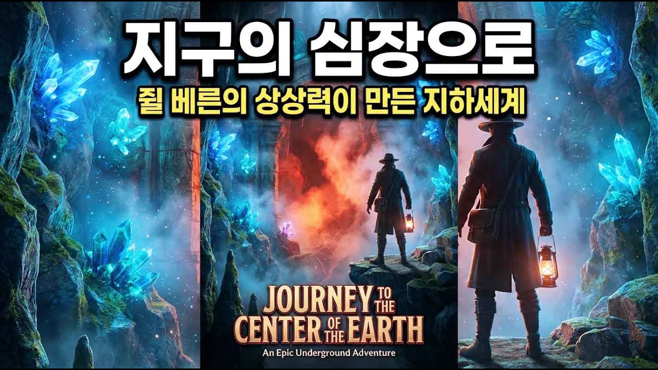“발밑이 3천 km, 당신은 뛰어내릴 수 있나요?”미지의 땅, 쥘 베른의 《지구 속 여행》