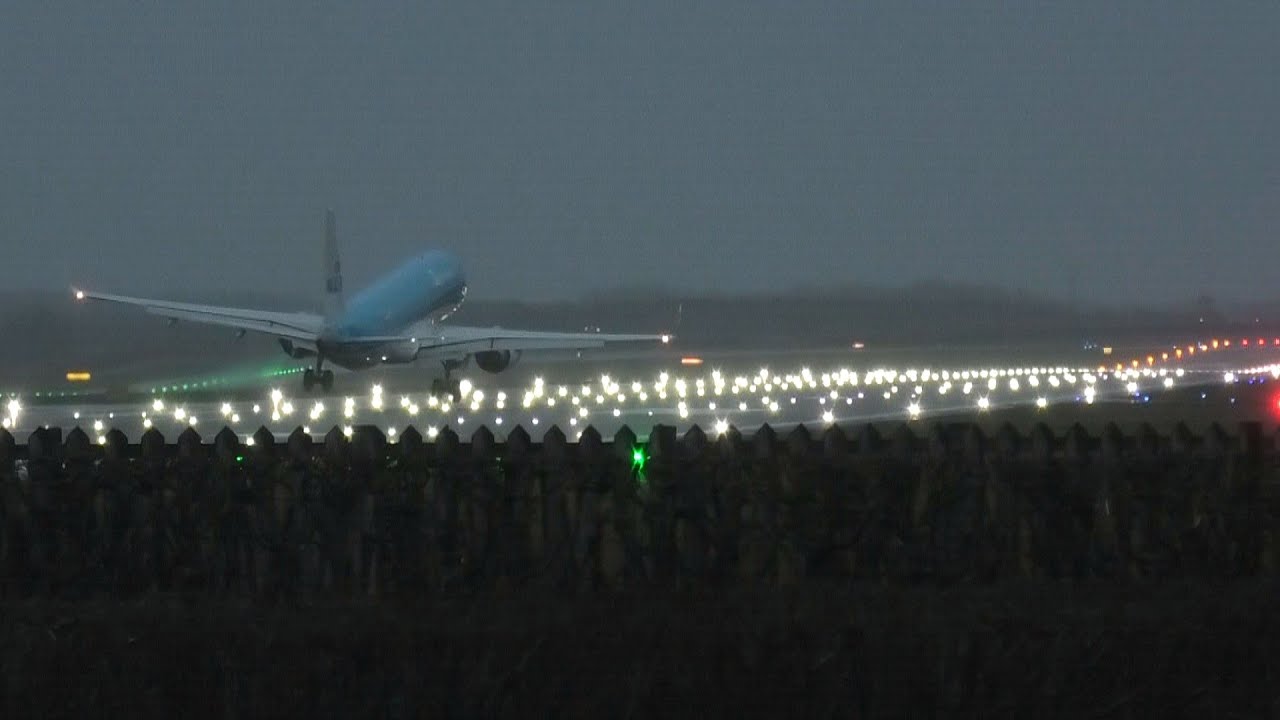 Storm Chandra Crosswind Highlights at Newcastle International Airport