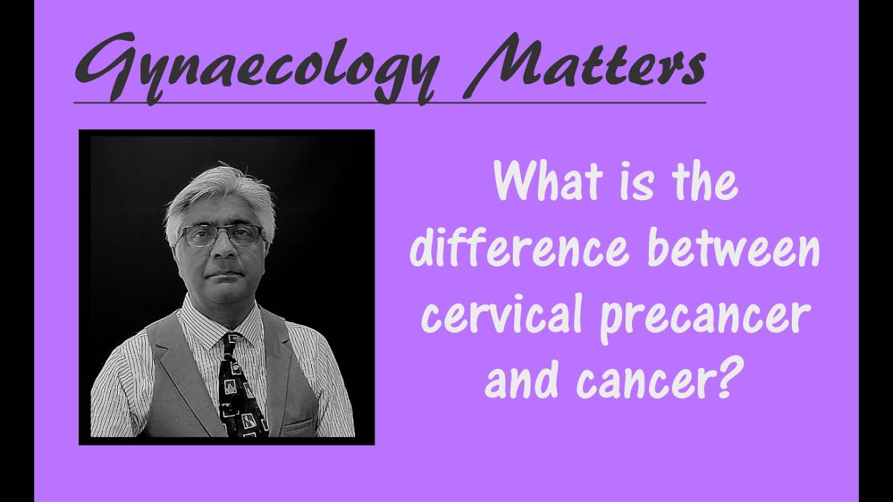 What is the difference between cervical precancer and cancer?