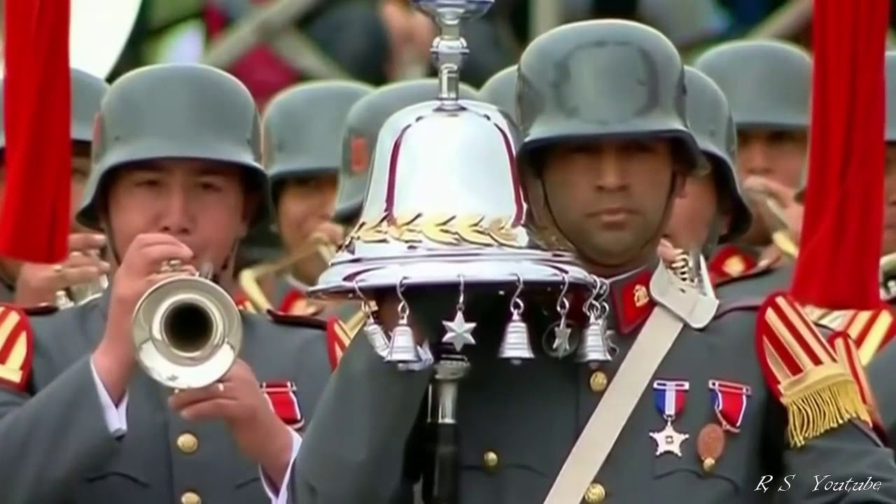 Chile , Santiago Prussian style military, Chilean Army Paradeドイツ軍歌ローレ ロ