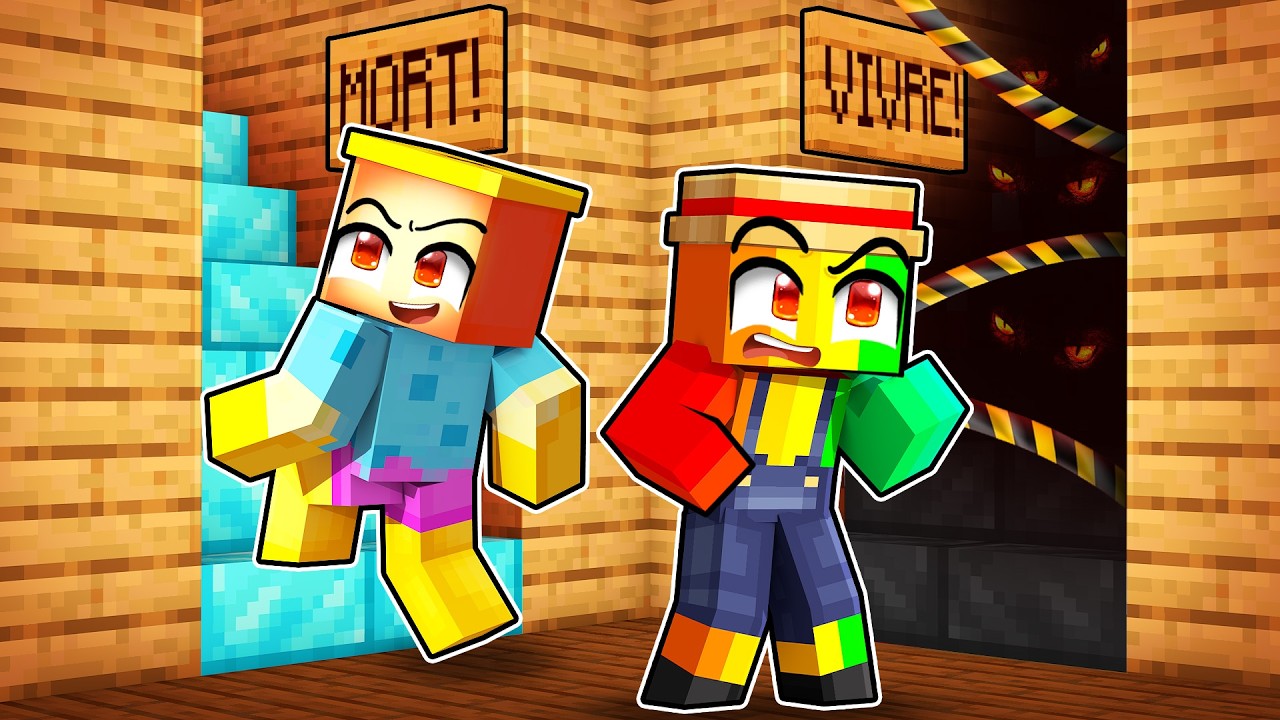 Escalier de la MORT vs Escalier pour SURVIVRE sur Minecraft !