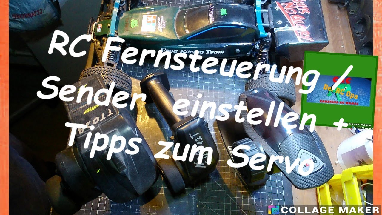 RC Fernsteuerung einstellen einfach erklärt+TIPPS zum Servoeinstellen