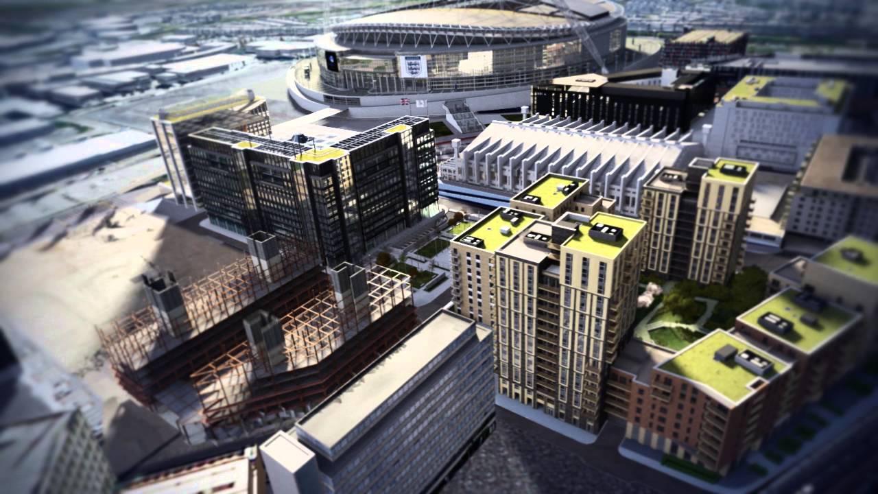 Wembley Park History Timelapse