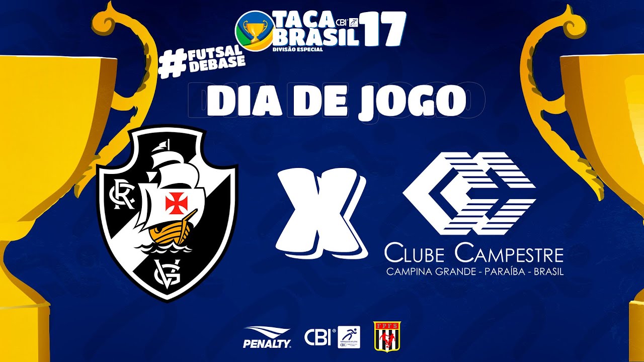 Ta&ccedil;a Brasil CBI Sub 17 Masc. Especial | Vasco da Gama x Campestre | Oitavas de Final | Ao Vivo