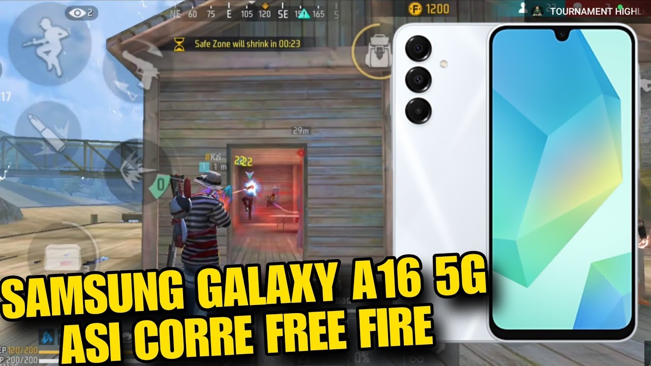 ASÍ CORRE FREE FIRE EN EL SAMSUNG GALAXY A16 5G ¿VALE LA PENA EN 2025?