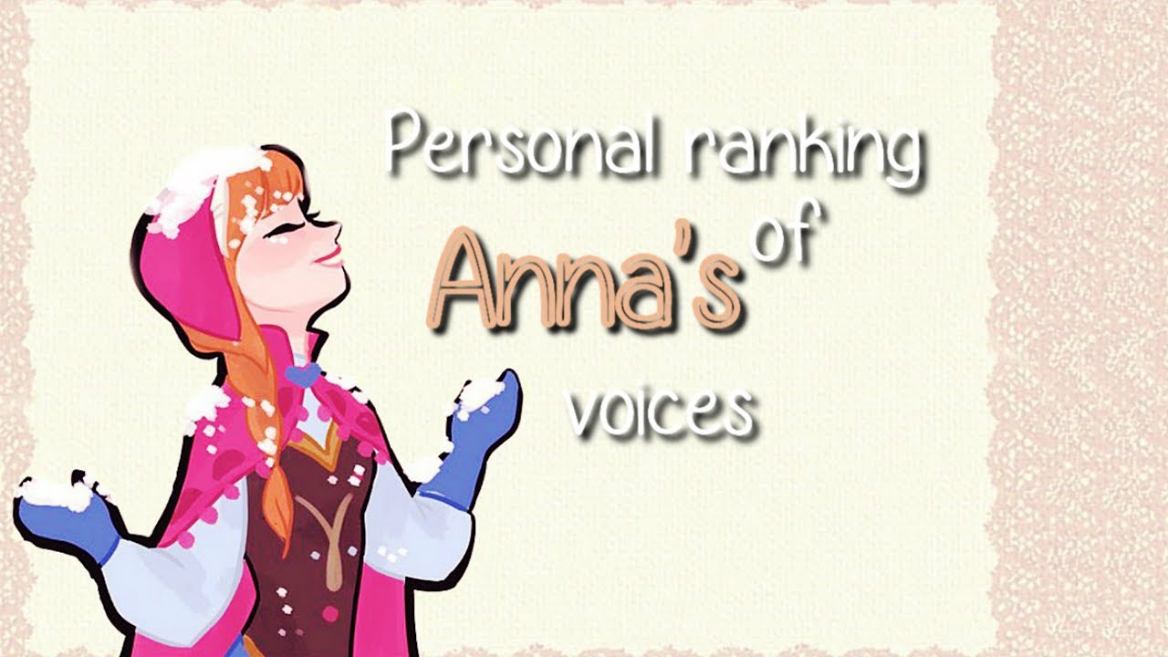 My personal ranking ~ Anna