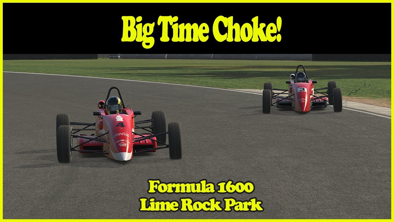 Big Time Choke! / Formula 1600 At Lime Rock Park