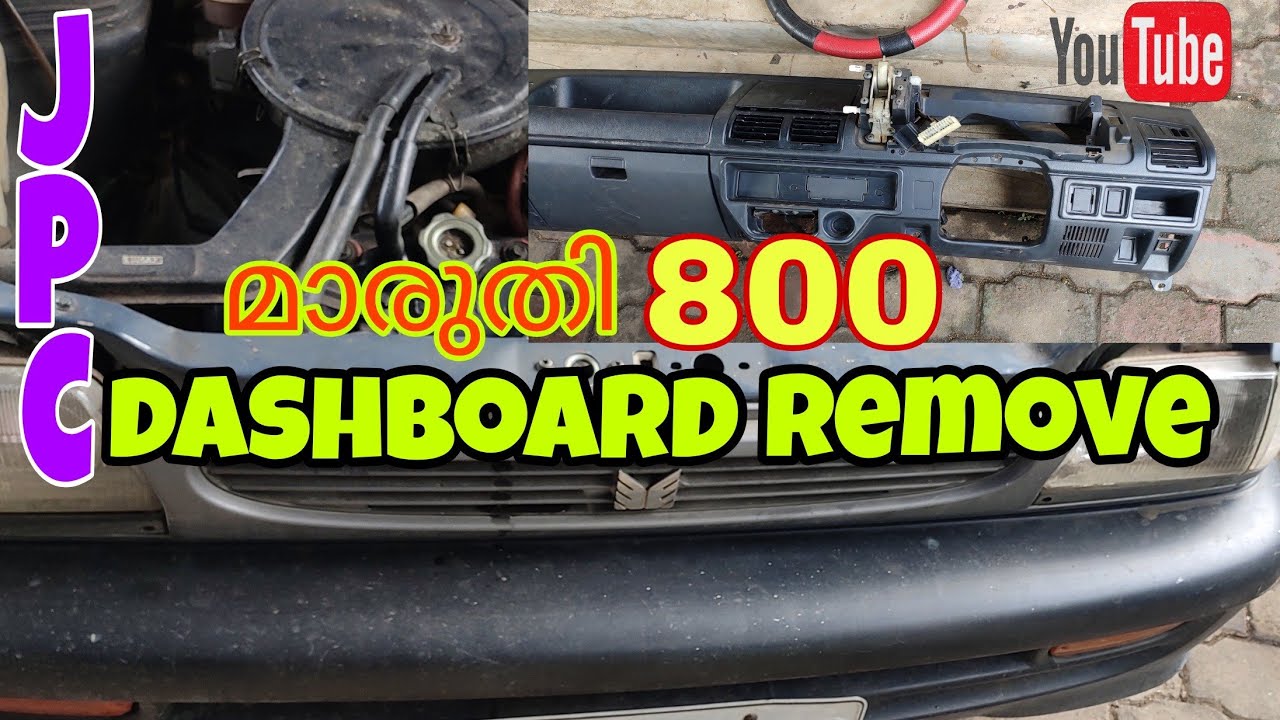 How to remove Maruti 800 dashbord