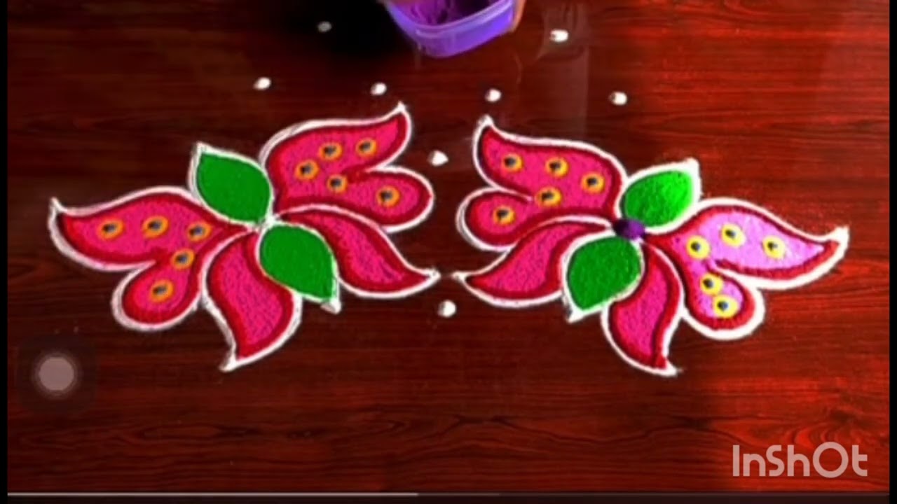 New year simply rangoli designs 🎊🎈