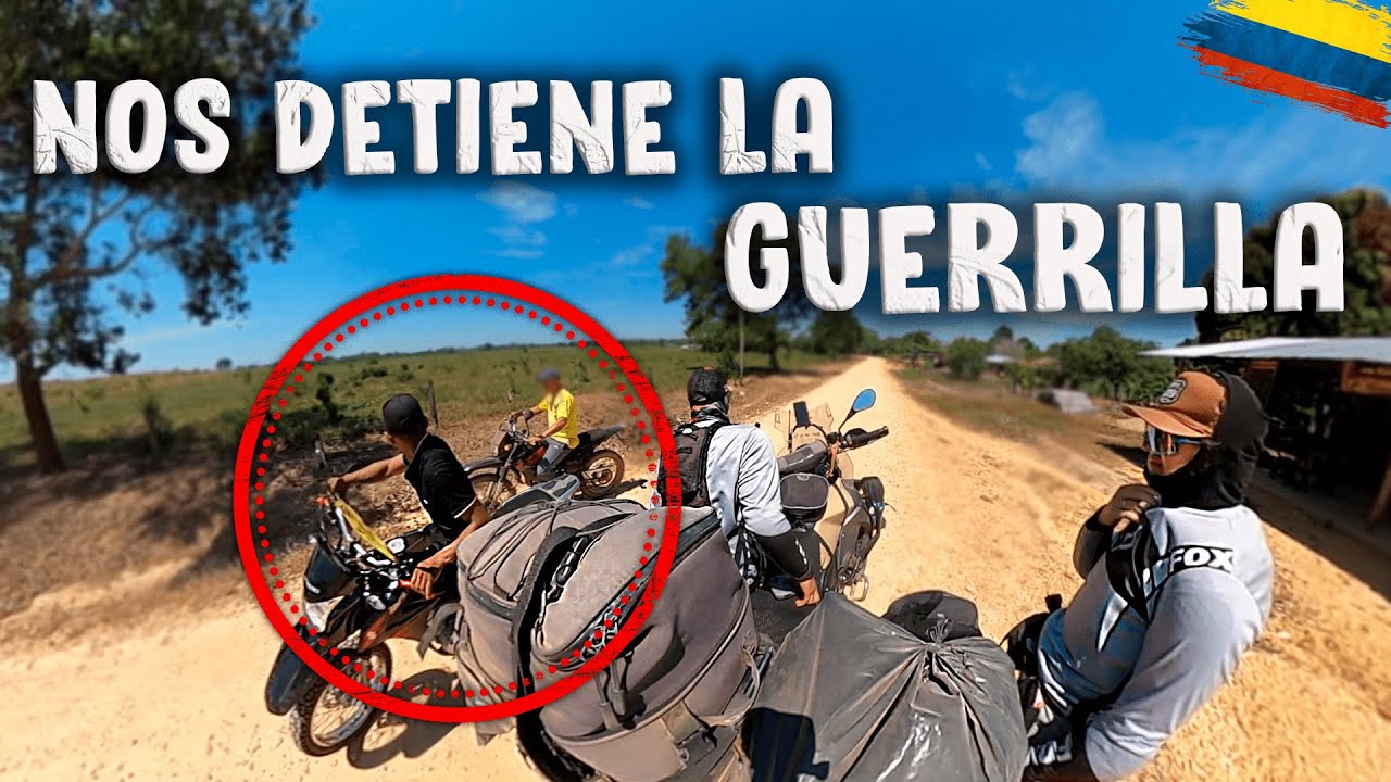 TENSO ENCUENTRO con LA GUERRILLA, NOS INTERROGAN.   (Vlog 38) vuelta al mundo en moto