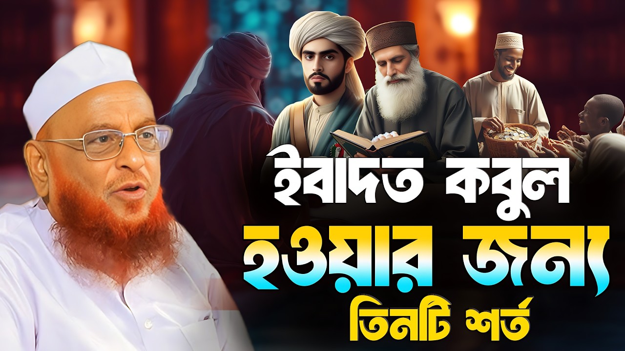 ইবাদত কবুল হওয়ার জন্য তিনটি শর্ত || আল্লামা নুরুল ইসলাম ওলিপুরী nurul islam olipuri