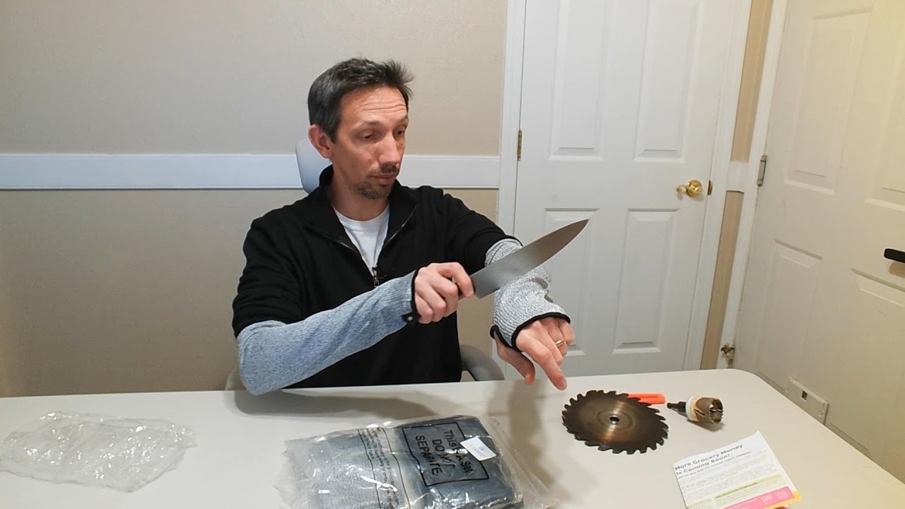 Cut resistant Sleeves LEGIT UNBOXING and REVIEW  (CAUTION DO NOT ATTEMPT)