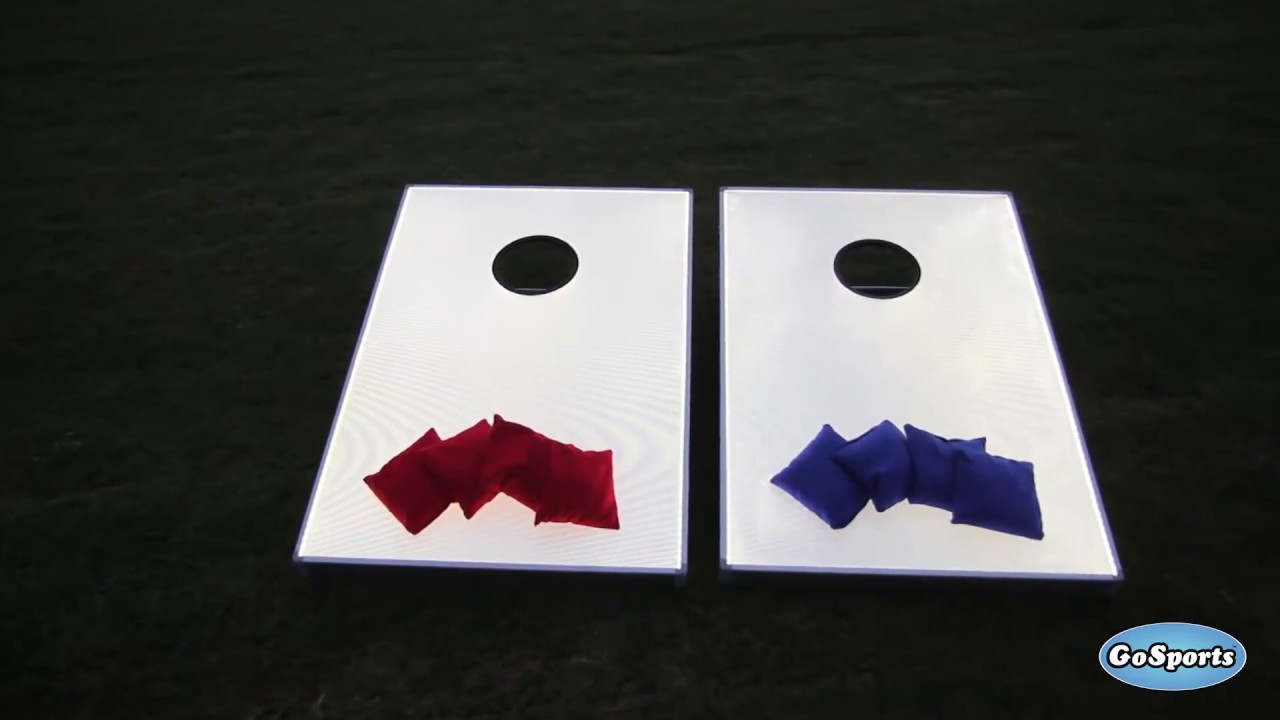GoSports LED Cornhole Set
