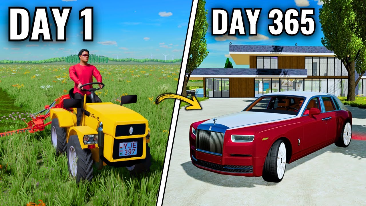 Building a $15.000.000 FARM from $0 🚜 The Ultimate Flat Map Challenge!